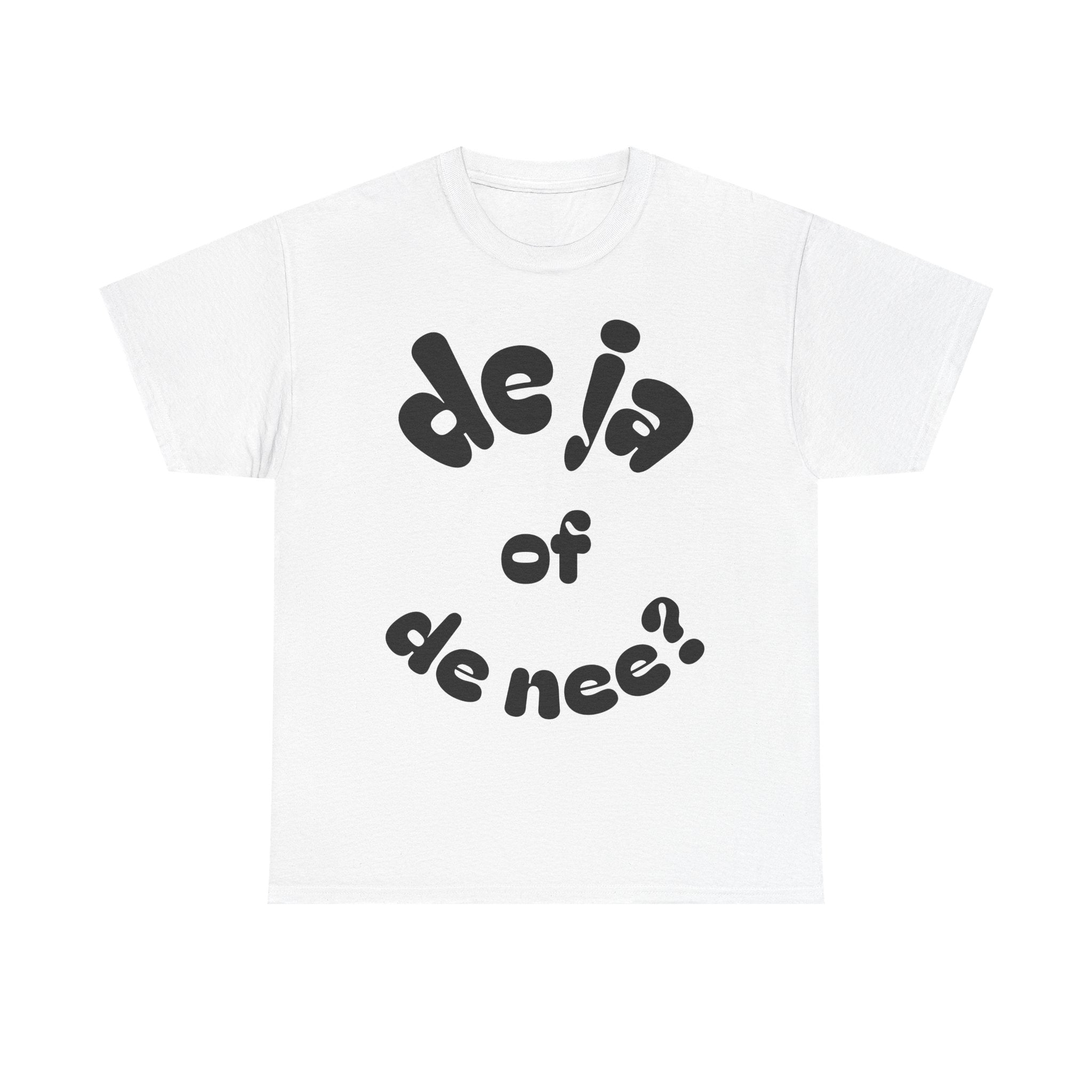 Deja Vu Unisex Heavy Cotton Tee - Trendy Graphic Shirt, Casual Wear, Gift Idea, Statement Tee, Fun Fashion
